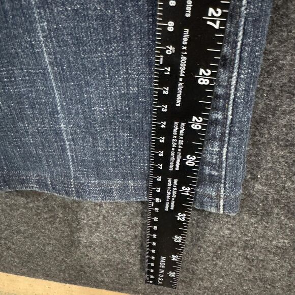 7 For All Mankind Jeans Womens 29 Blue Bootcut Stretch Denim Medium Made USA - Picture 5 of 11